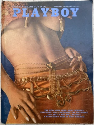 Playboy Magazine February 1971 Number 2 Volume 18 Vintage Rare with Centrefold - Image 1 of 4