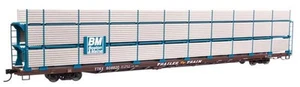 Walthers Mainline 910-8302 HO Scale 89' Flatcar Auto Rack Boston & Maine - Picture 1 of 1