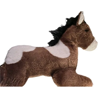 Vintage 2000 Animal Alley Toys R Us plush White brown horse Large big 35” - Image 1 of 4