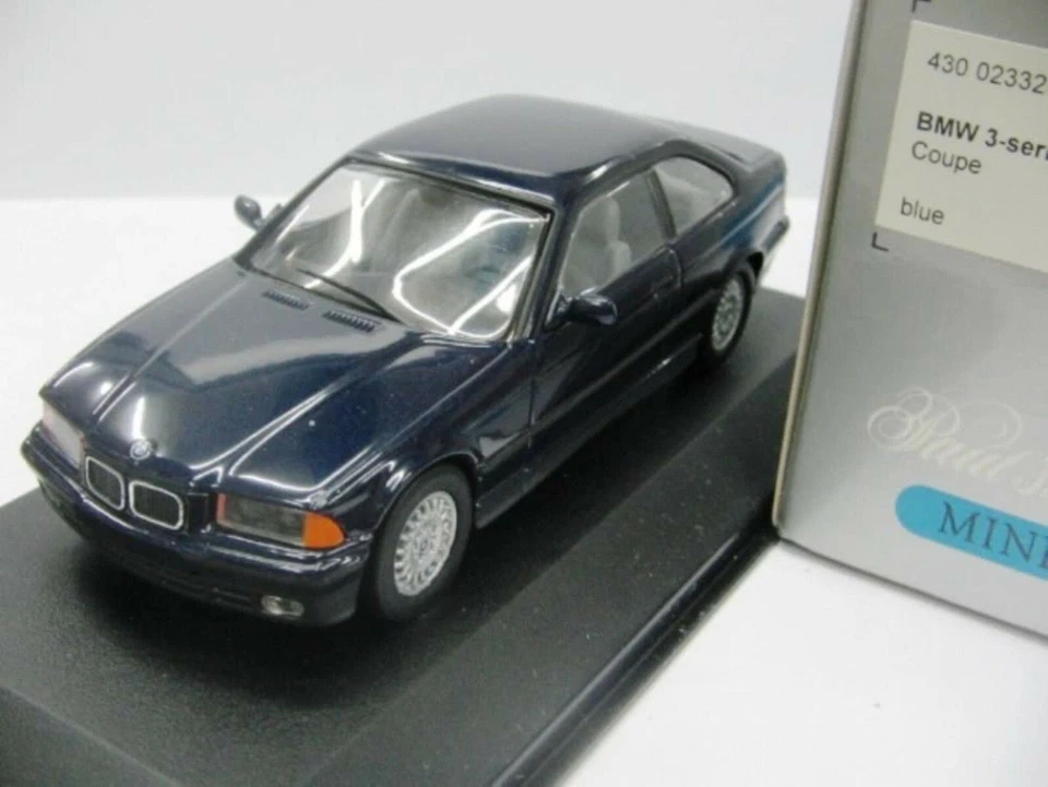 BMW 325i E36 COUPE 1992 BLUE MINICHAMPS 430023320 1:43 SERIES 3 LHD BLEU 3ER - Photo 1/1
