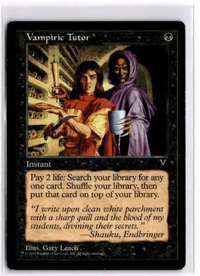 Vampiric Tutor  Visions 72 MP x1 MTG Magic: the Gathering - Image 1 of 2
