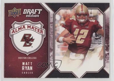 2009-10 Upper Deck Draft Edition Alma Mater Red /25 Matt Ryan #AM-MR - Image 1 of 2