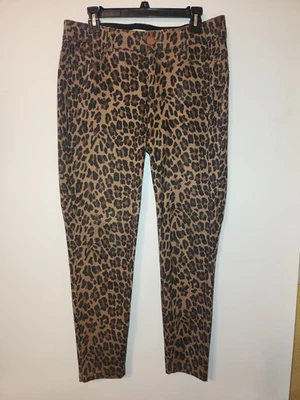 "Vintage America" Leopard Cheetah Womens Size 8/29 Pants Skinny Ankle Jean - Image 1 of 4
