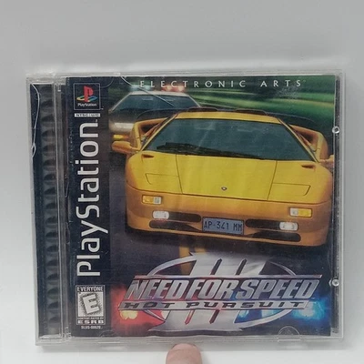 PlayStation Need for Speed III Hot Pursuit Sony PS1 Complete Black Label Untest - Image 1 of 4
