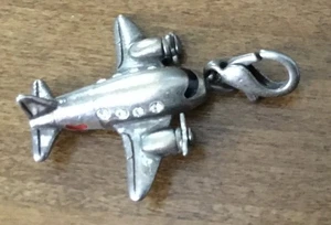 Brighton Airplane Snap Dangle Charm Never Worn - Picture 1 of 5