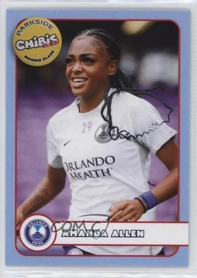 2023 Parkside NWSL Chibis Club Exclusive Rookie Edition Blue /24 Amanda Allen RC - Image 1 of 2