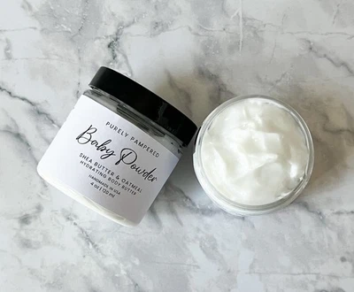 You Pick 香味乳木果油和燕麦片身体霜,厚有机乳液 4 盎司 — 第 1/4 张图片