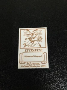 Tetravite Citadel Gaming Inc Token 1995 Rare Artifact 1/1 Flying - Bild 1 von 1