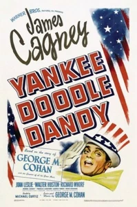 YANKEE DOODLE DANDY MOVIE POSTER James Cagney VINTAGE - Picture 1 of 1