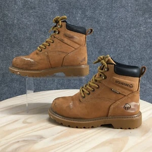Wolverine Boots Womens 5.5 M Floorhand Insulated Combat Beige Ankle Top 221024 - Picture 1 of 20