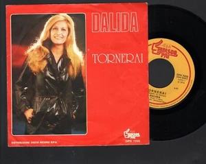 VINYLE 45T DALIDA in italiano TORNERAI+1 45 RPM +PS ITALY 1976 - Picture 1 of 1