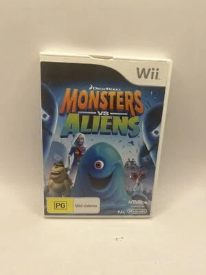 Monsters Vs Aliens Nintendo Wii PAL Complete with Manual Damaged Case - Image 1 of 4