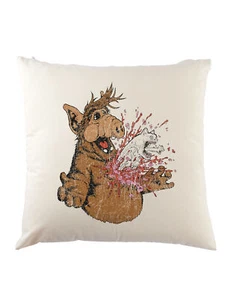 A Horror Dekokissen Alf Fun Alien Halloween Splatter Blood Cat Cats Funny - Bild 1 von 1