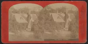 Dairy Cottage, Prospect Park, Brooklyn, New York Antique Stereoview Card - Picture 1 of 2