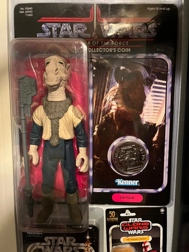 Gentle Giant 12" Jumbo Yak Face Vintage Star Wars Action Figure w/Coin Exclusive - Image 1 of 1