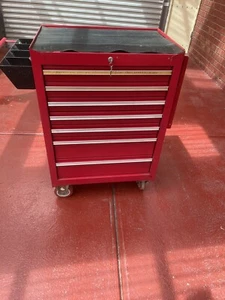 7 Drawers Tool Box Chest Cabinet Trolley Toolbox Garage Storage Boxes - Picture 1 of 12
