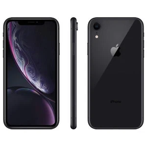 APPLE iPhone XR A1984 64GB iOS 16 AT&T Black -Good - Picture 1 of 5