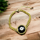 Caratz New Gold Plated Black Evil Eye Bracelets Style For Party, Any Occasion