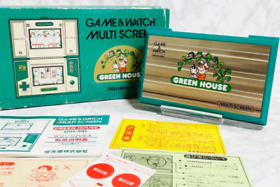 Nintendo Game & Watch Green House GH-54 Multi Screen Vintage Game with Box