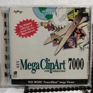 Key Mega ClipArt 7000 (PC, 1996) - Picture 1 of 3