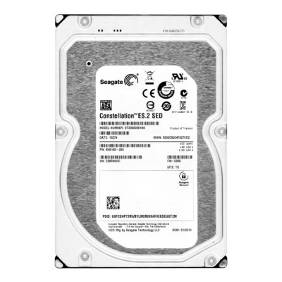 Seagate Constellation Es.2 Sed St33000651Ns 3Tb 7200Rpm 64Mb Cache 3.5'' Inch - Image 1 of 4