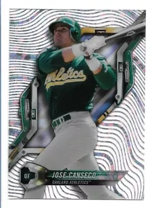 Difractor de órbita Jose Canseco 2018 Topps High Tek Pattern 1 Waves #HT-JCA - Imagen 1 de 2