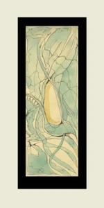 C PETERSON * Original Watercolor PAINTING Abstract Impressionist ART Look Within - Picture 1 of 10