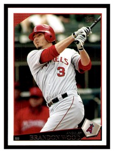 2009 Topps #252 BRANDON WOOD Los Angeles Angels