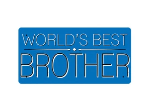 World's Best Brother - Metal Sign - Picture 1 of 1