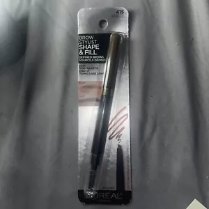Loreal Brow Stylist Shape & Fill Triangle Tip Mechanical Pencil #415 BRUNETTE - Picture 1 of 3