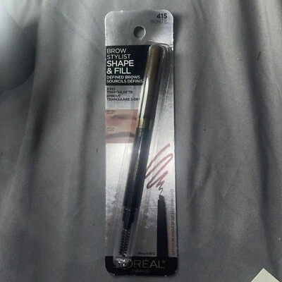 Loreal Brow Stylist Shape & Fill Triangle Tip Mechanical Pencil #415 BRUNETTE - Image 1 of 3