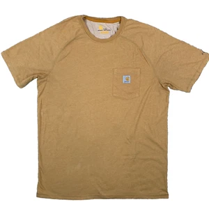 Carhartt Yellow Force Relaxed Fit Kurzarm T-Shirt Tee Herren Größe Large Tall - Bild 1 von 17