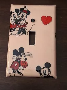 Minnie and Mickey Mouse Disney Single Double Triple Toggles Outlets GFI'S Knobs - Picture 1 of 12
