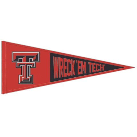 WinCraft Texas Tech Red Raiders 13" x 32" Slogan Pennant Cover
