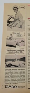 Tampax Tampons 1965 I'm off vacation of my life anuncio vintage - Imagen 1 de 1