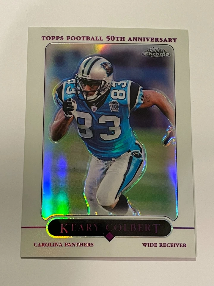 2005 Topps Chrome Football Refractor - Keary Colbert - Carolina Panthers - Image 1 of 1