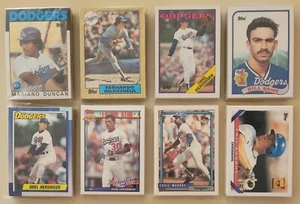 1986 - 1993 JUEGOS DE EQUIPO TOPPS BÉISBOL LOS ANGELES DODGERS - ELIGE TU AÑO - Imagen 1 de 1