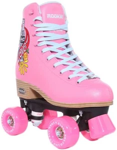 Rookie Love Pink Lace Up Womens  Roller Skates Pink Size 3 - 8 - Picture 1 of 6