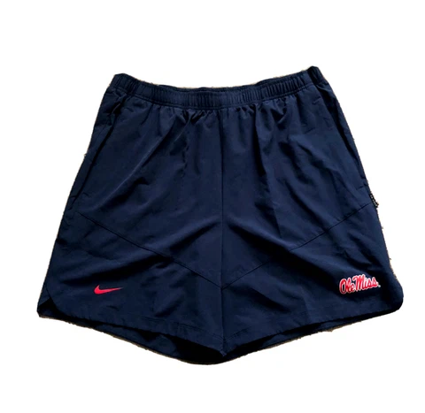 Nike Ole Miss Rebels Dri-FIT Training Shorts Mens 2XL Navy DC6847-419 Cover