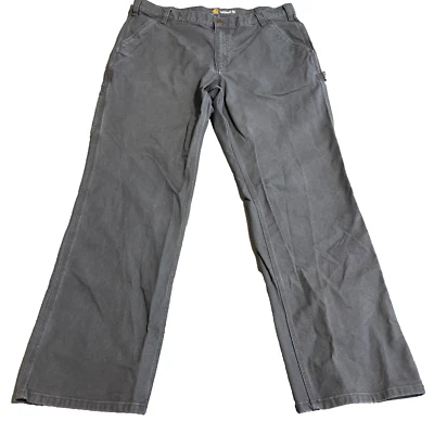 Jeans de Trabajo Carhartt 40x34 Sueltos Anchos Denim Gris Grava Cómodos Relajados USADOS Foto 1 de 4