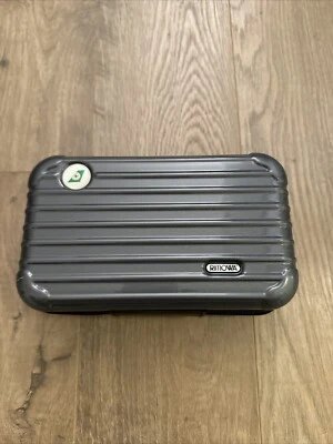 RIMOWA Eva Air Amenity Kit Case Hard Shell Gray Collectors Rare - Image 1 of 2