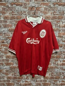 Liverpool 1996 1997 Home Football Soccer Shirt Jersey Reebok Size 46/48 - Picture 1 of 20