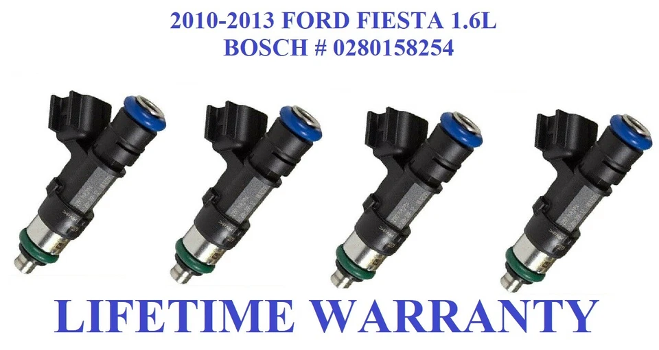 Inyectores de combustible originales Bosch Ford Fiesta 2010-2013 1,6 L. (Juego de 4) Foto 1 de 1