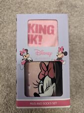 OFFICIAL Disney’s Minnie Mouse Mug And Socks Gift Set Pink Primark