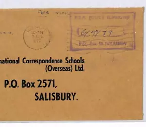 RHODESIA/ZIMBABWE Official Cover BSA POLICE BASE CAMP *INYANGA* 1979 YO167 - Picture 1 of 11