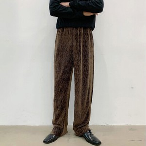 Men's Striped Texture Velvet Pants 