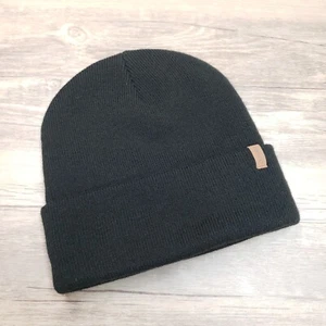Furtalk Satin Lined Beanie Knit Cap Hat Black Cuff OS - Picture 1 of 6
