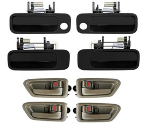 8PCS Interior Exterior Door Handle Kit For 1997-2001 Toyota Camry - Picture 1 of 8