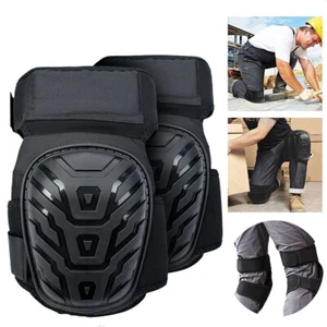 Pair Knee Pads Construction Professional Work Safety Comfort Gel Leg Protector - Picture 1 of 13