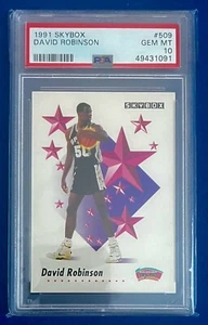 1991 Skybox #509 David Robinson PSA 10 GEM MINT 💎 HOF “The Admiral” 💎 - Picture 1 of 2